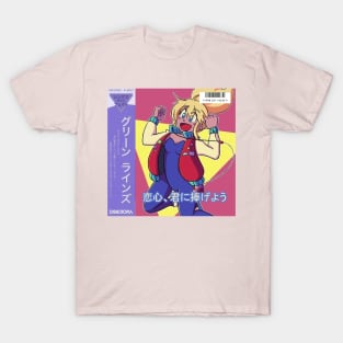 Vaporwave aesthetic anime girl T-Shirt